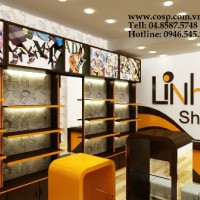 Thiết kế cửa hàng phụ kiện thời trang Linhs Shop